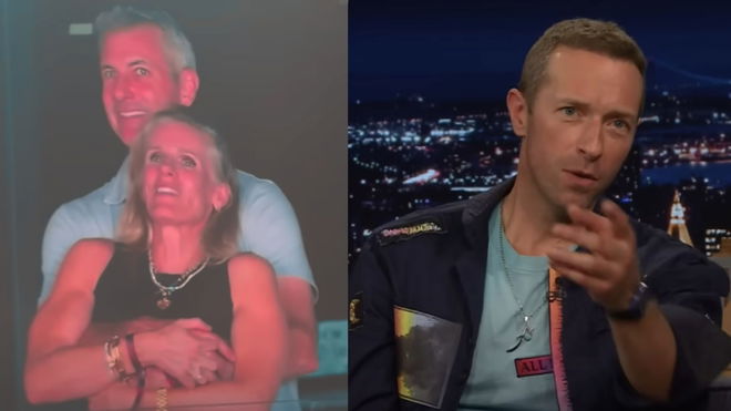 Coldplay kiss cam